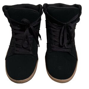 Mens Athletic Works Black High-Top Sneakers Size 8